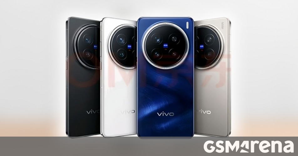 Minipersweergaven van de vivo X200, X200 Pro en X200 Pro verschijnen online