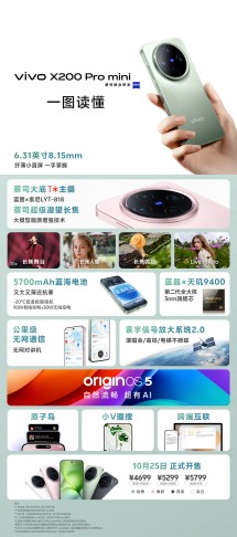 vivo X200 series at a glance