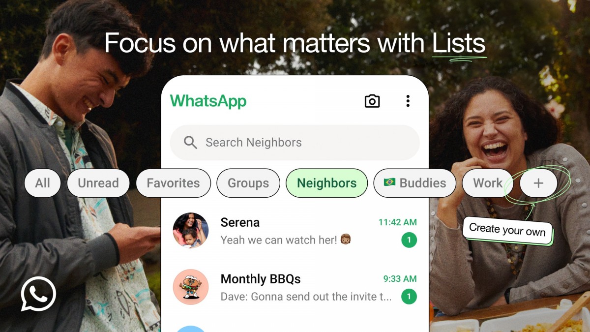 WhatsApp introduces custom lists