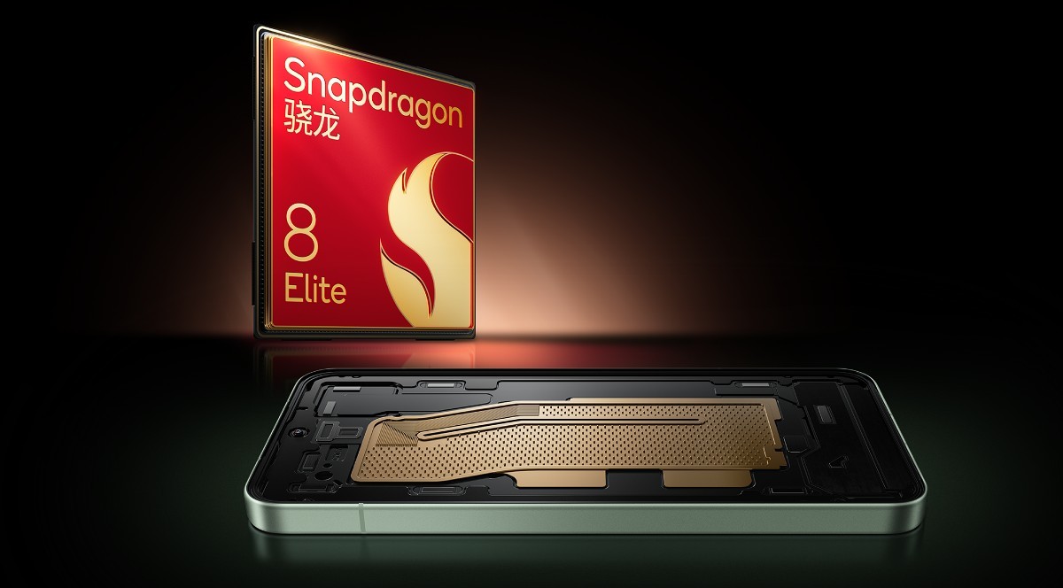 Snapdragon 8 Elite with a large vapor chamber for cooling