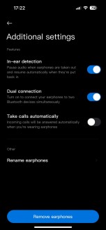 Xiaomi Earbuds app and features on Buds 5