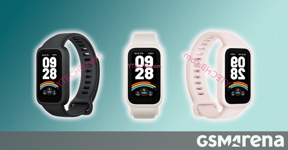 Xiaomi Smart Band 9 Active leaks in renders