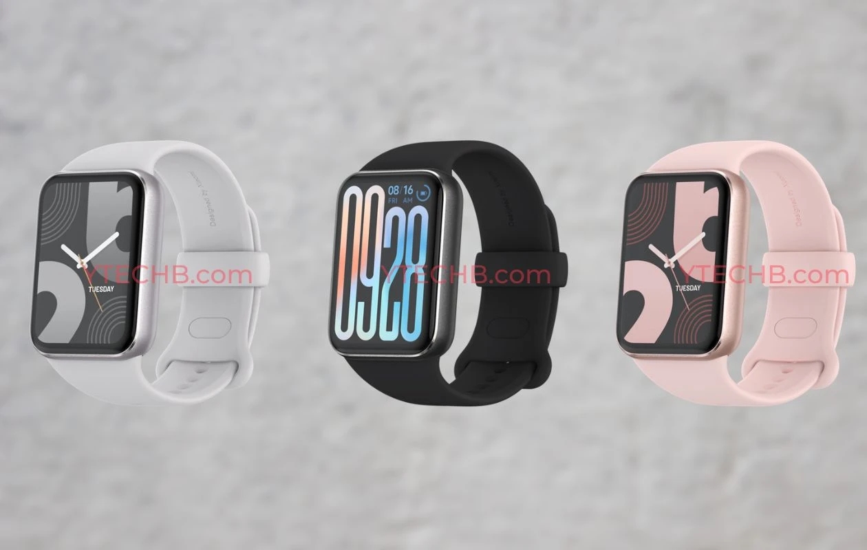 Xiaomi Smart Band 9 Pro renders hint at a slightly upgraded curvy display