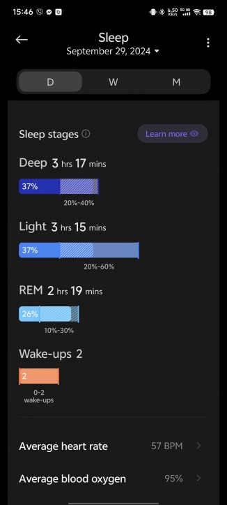 sleep tracking