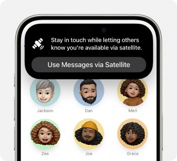 Two-way satellite messaging on iOS 18