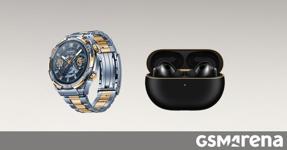 Huawei FreeBuds Pro 4 debut alongside new Sapphire Gold Watch Ultimate