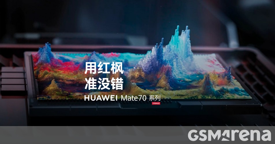 Huawei teases spectral image sensor for Mate 70 series