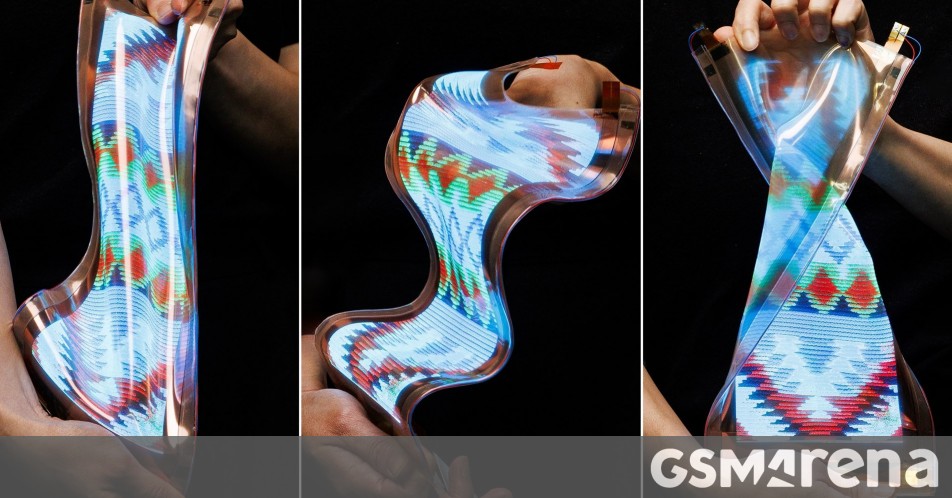 LG's improved stretchable display can be pulled from 12" to 18"