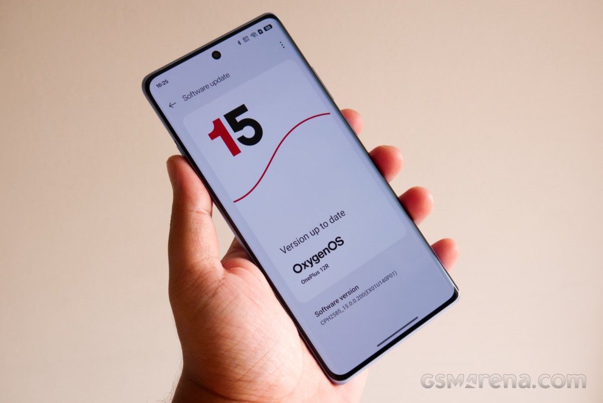 OnePlus 12R gets stable OxygenOS 15 update