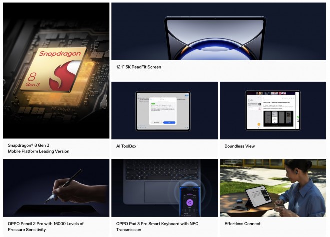 Key Features of Oppo Pad 3 Pro