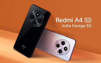 Redmi A4 5G goes official, starting at INR 8,499