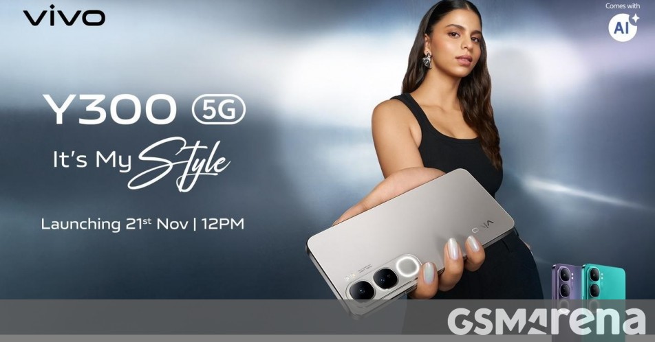vivo Y300's launch date and design revealed