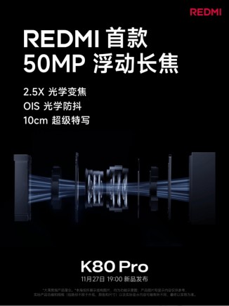 Redmi K80 Pro camera details