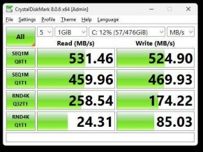 Disk speed and 7zip benchmark