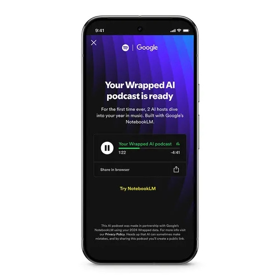 Spotify brings personalized AI Wrapped podcast, but only for some