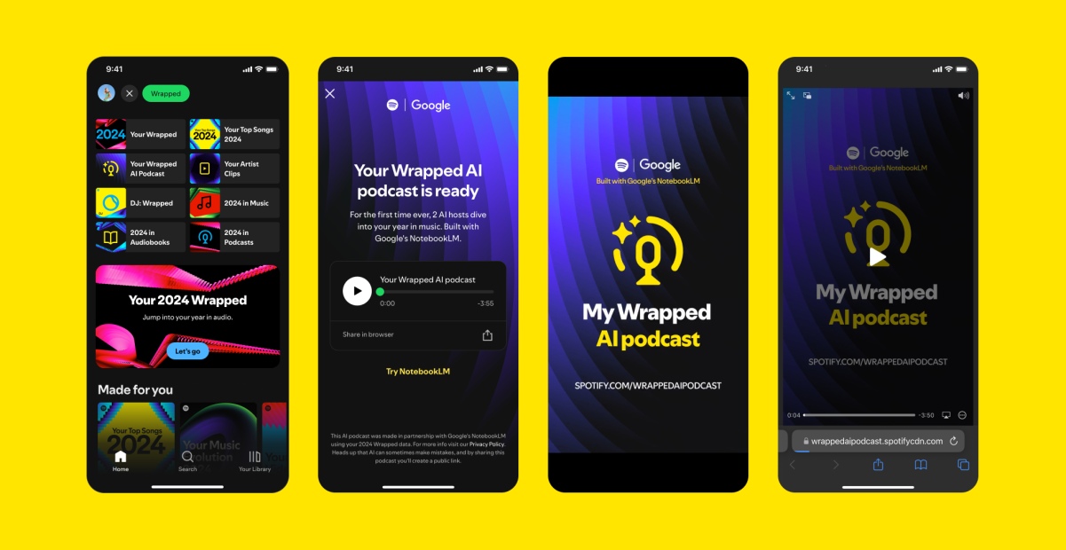 Spotify brings personalized AI Wrapped podcast, but only for some