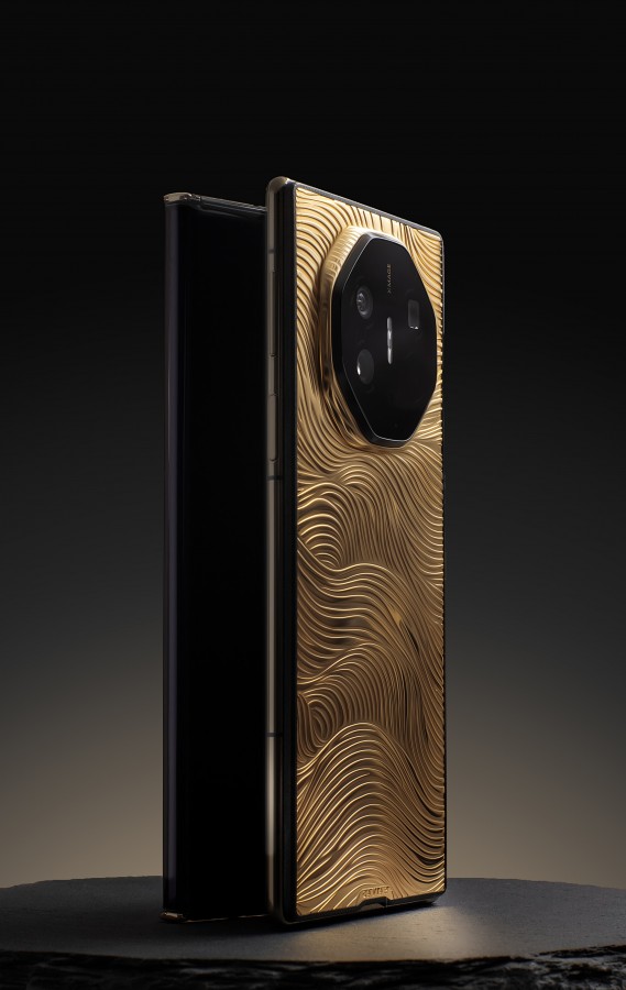 Caviar unveils Huawei Mate XT Ultimate with an 18k gold body weighing about 1  kg, costs over $100k - GSMArena.com news