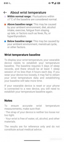 OnePlus Watch 3 wrist temperature and 60-second Checkup