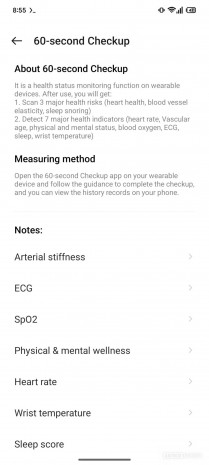 OnePlus Watch 3 wrist temperature and 60-second Checkup