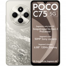 Poco C75 5G colors: Silver Stardust