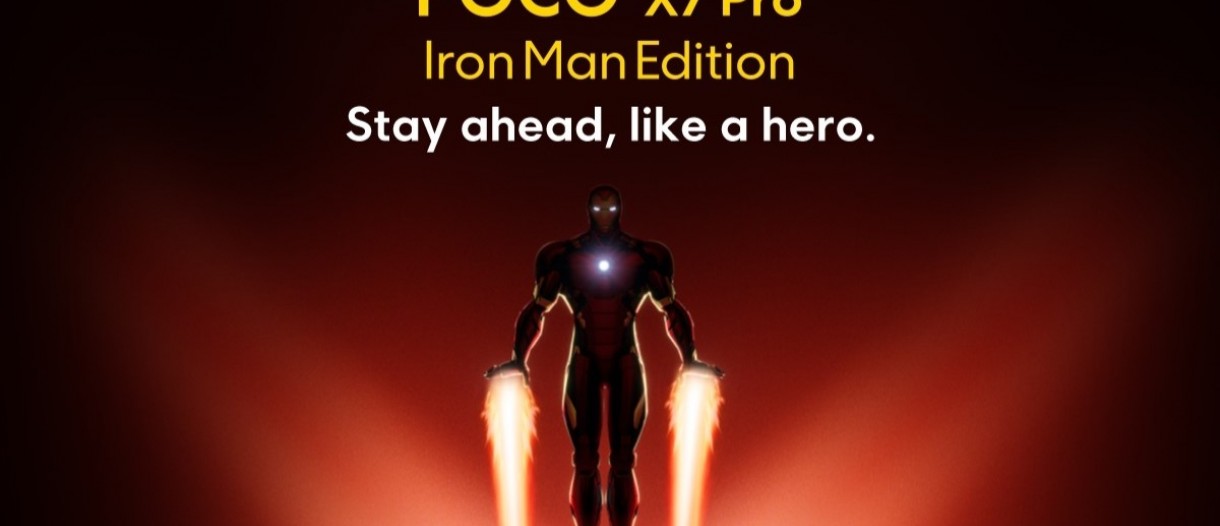 Poco X7 Pro Iron Man Edition's launch date and design