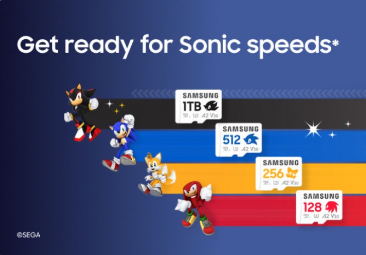 Samsung announces highly durable microSD cards based on Sonic characters