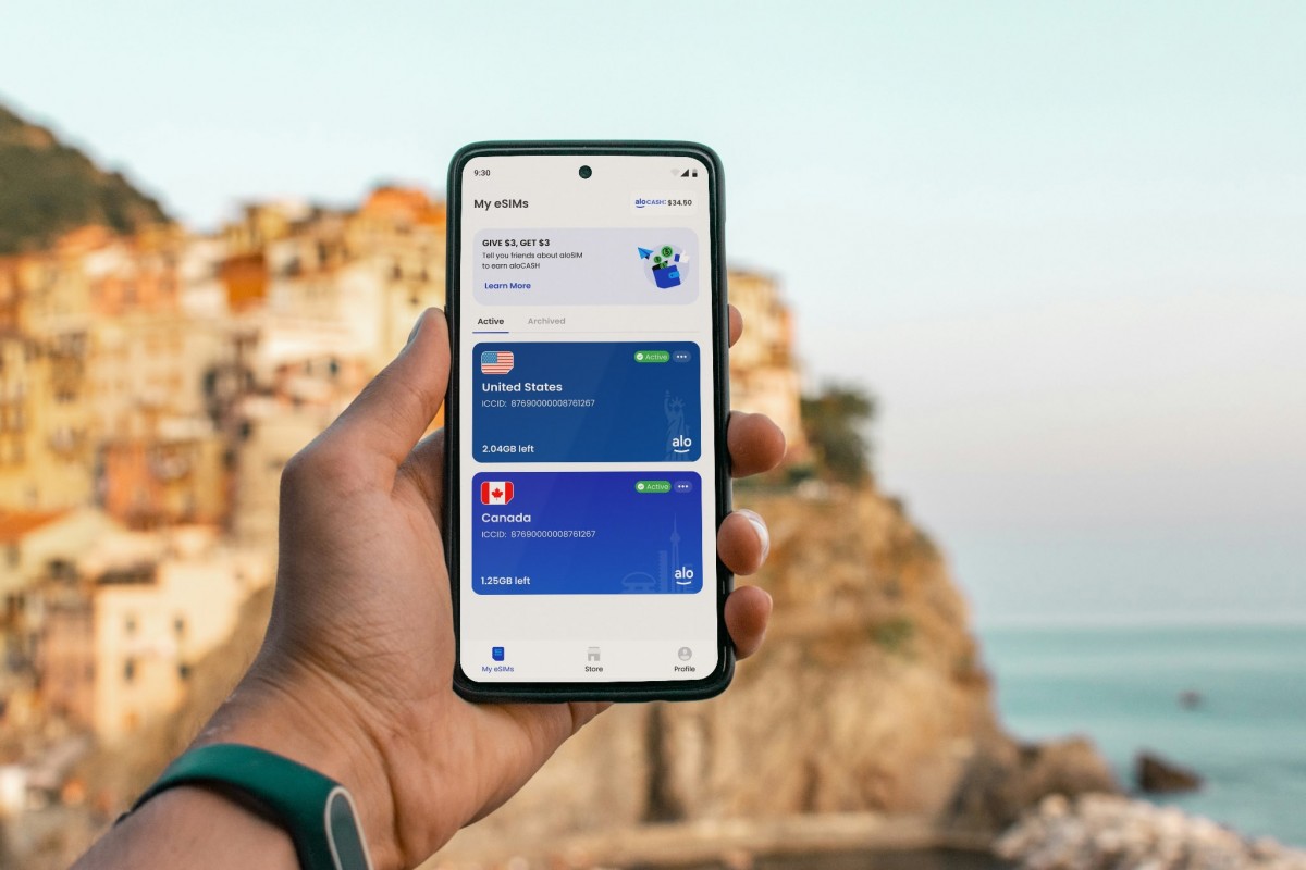 Alosim offer ESIM data travel to $ 1.50 weekly!