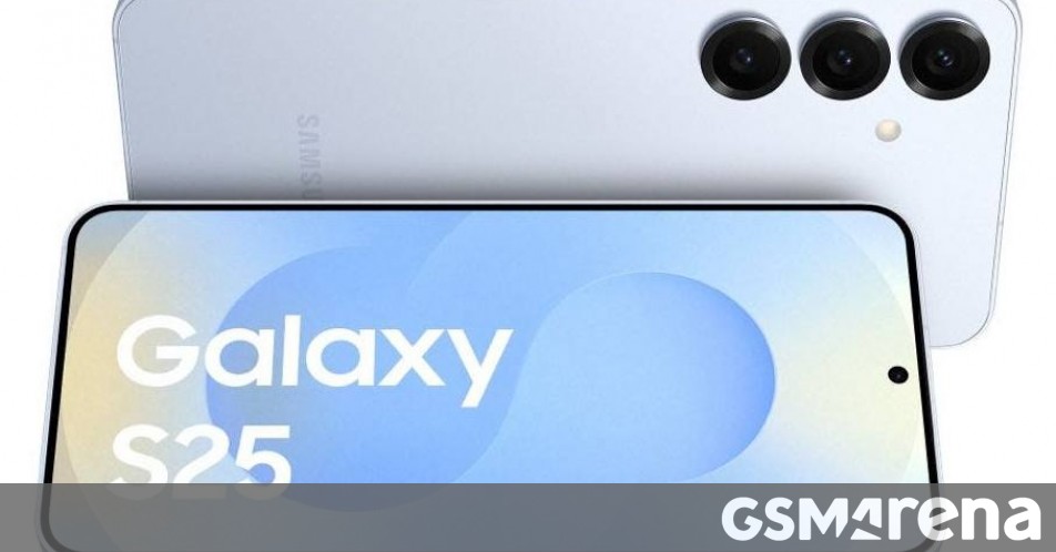 Leaked Samsung Galaxy S25 renders surface online.