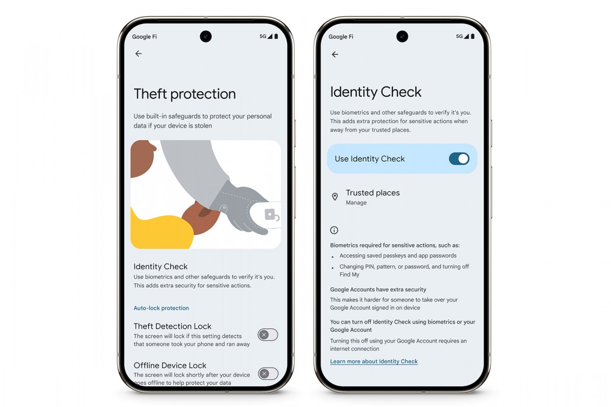 Google Identity Check will help protect your accounts in case of device theft