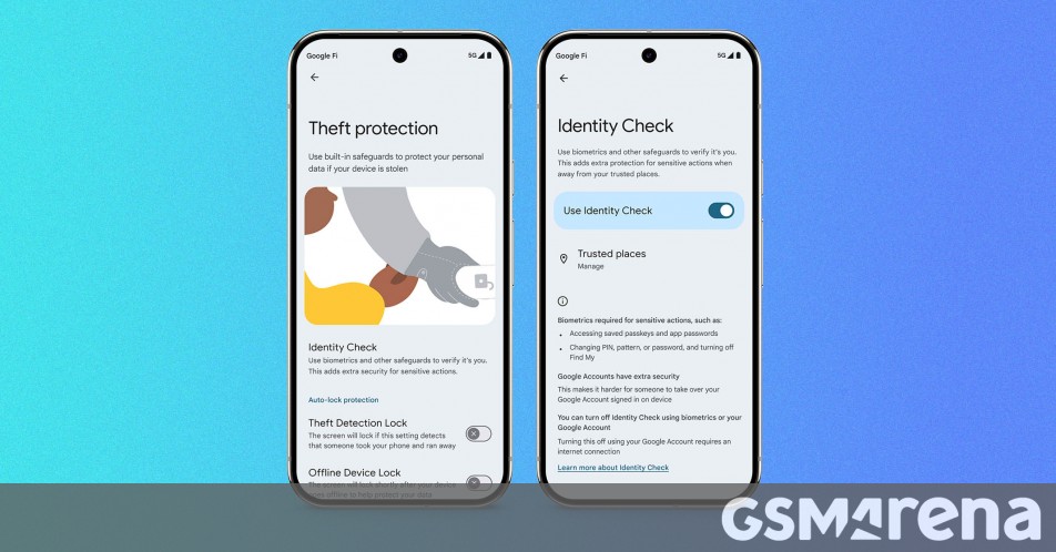 Google Identity Check will help protect your accounts in case of device theft