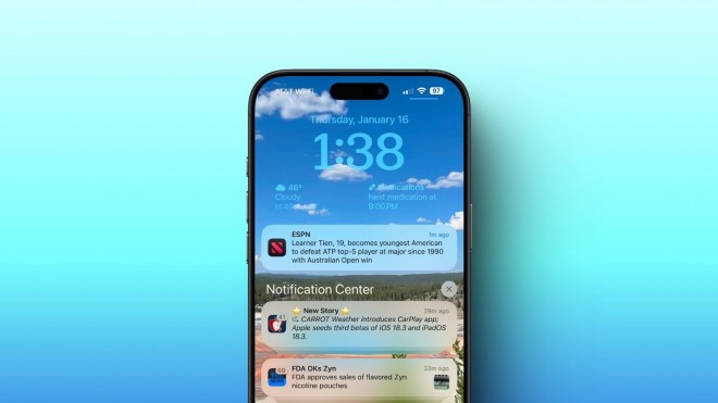 Update notification summary on iOS 18.3 beta 3 (Credit: MacRumors)