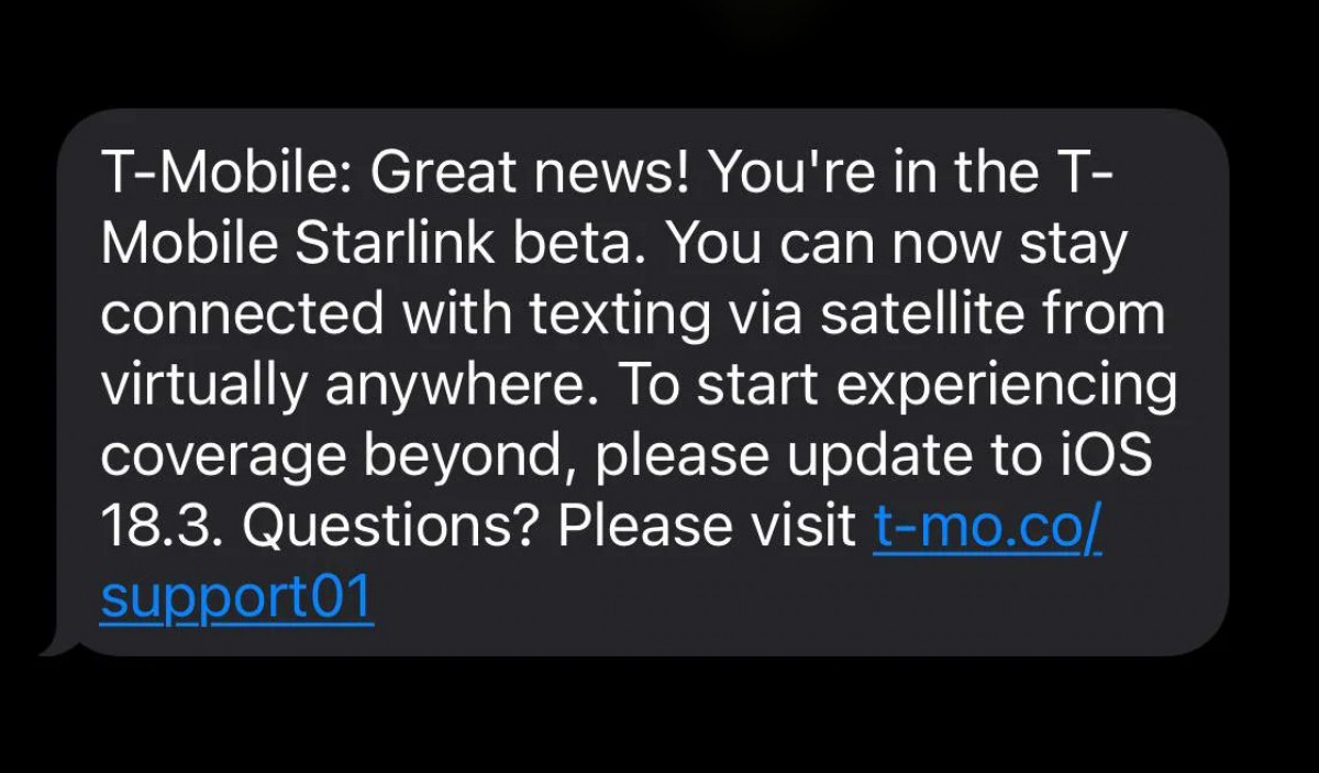 iOS 18.3 Silently adds starlink satellite connectivity support for T-Mobile users 