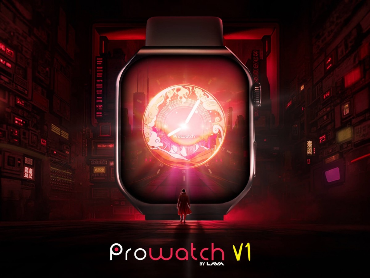 Lava ProWatch V1 comes with IP68 rating, Bluetooth calling and 2 years warranty