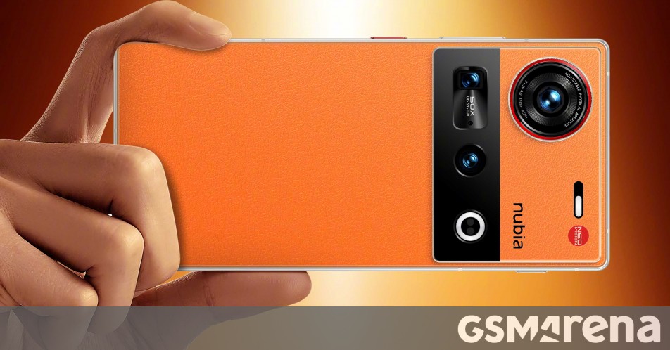 Nubia Z70 Ultra gets orange makeover ahead of the Chinese