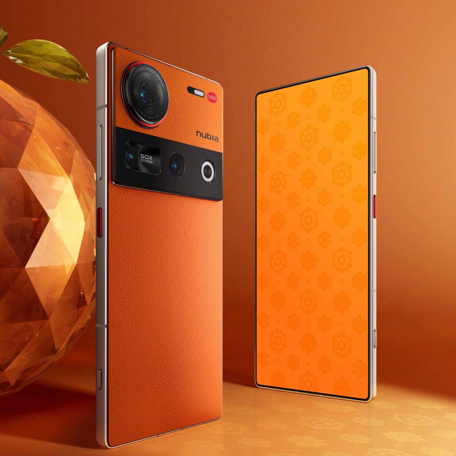 Nubia Z70 Ultra gets orange makeover ahead of the Chinese