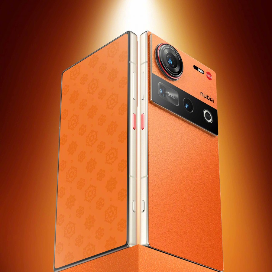 Nubia Z70 Ultra gets orange makeover ahead of the Chinese