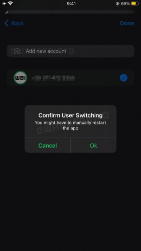 WhatsApp for iPhone could soon get multi-account support