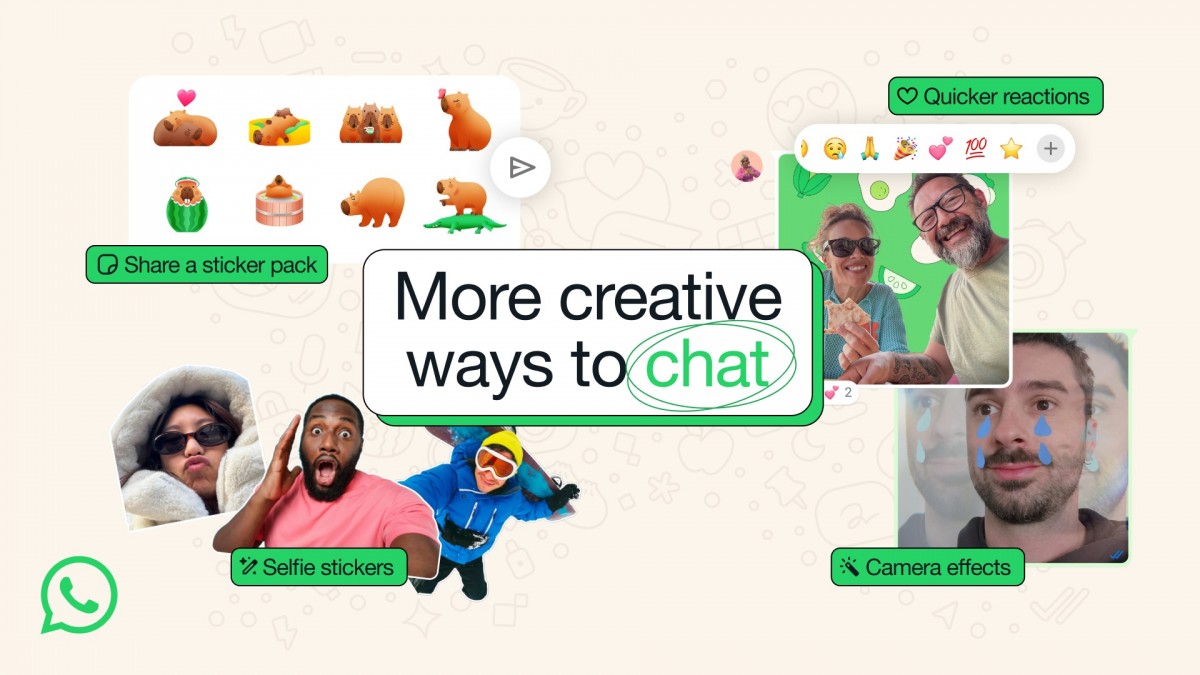 WhatsApp now lets you double tap a message to react