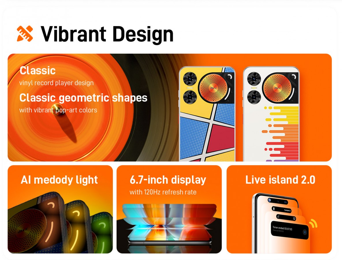 nubia Music 2 announced with 95dB speaker setup and Unisoc T7200