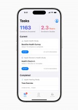 New Apple health study in the Apple Research app