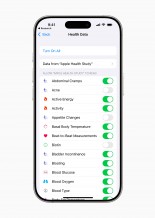 New Apple health study in the Apple Research app