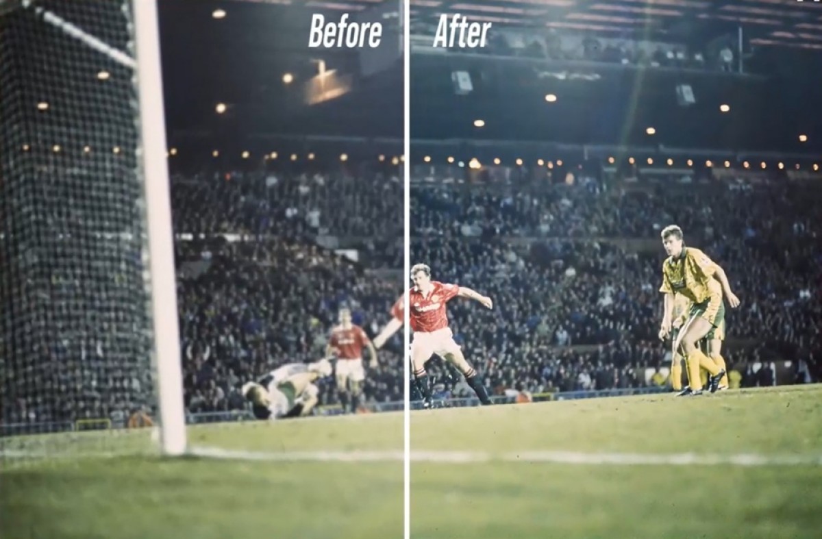 Honor brings old Manchester United photos back to life with AI upscaling