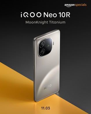 iQOO Neo 10R's MoonKnight Titanium model