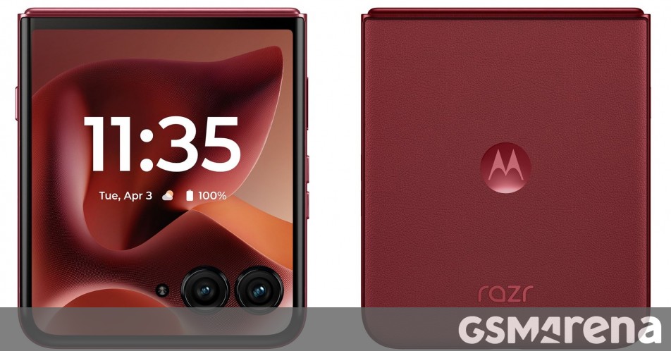 Motorola Razr 60 Ultra Leaks: Exclusive Red Colorway Revealed in New Renders