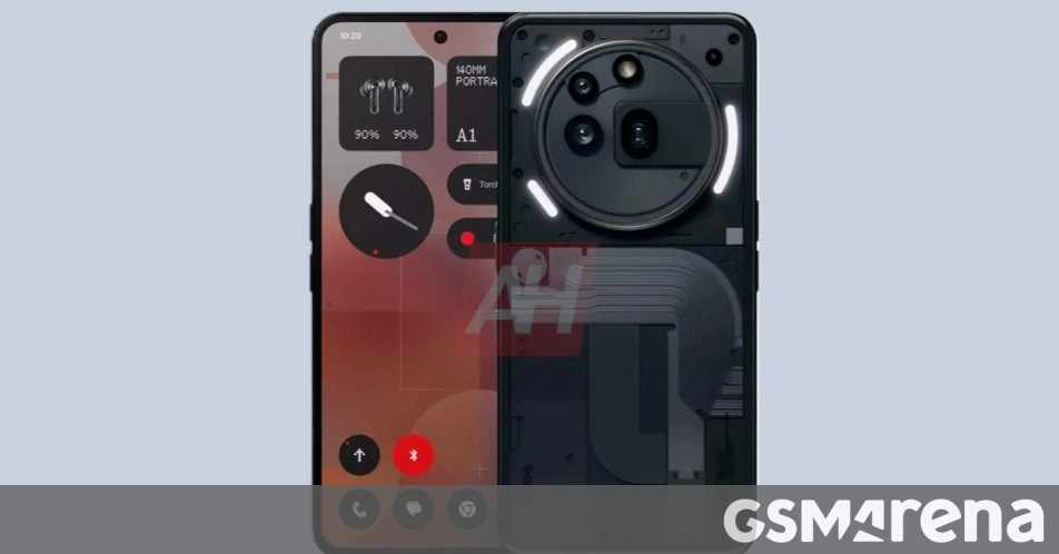 Nothing Phone (3a) and Phone (3a) Pro's official renders surface