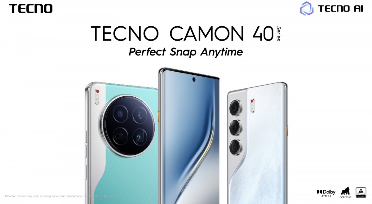 Tecno Camon 40 series with dedicated camera button will debut at MWC, MegaBook S14 and AI Glasses will tag along