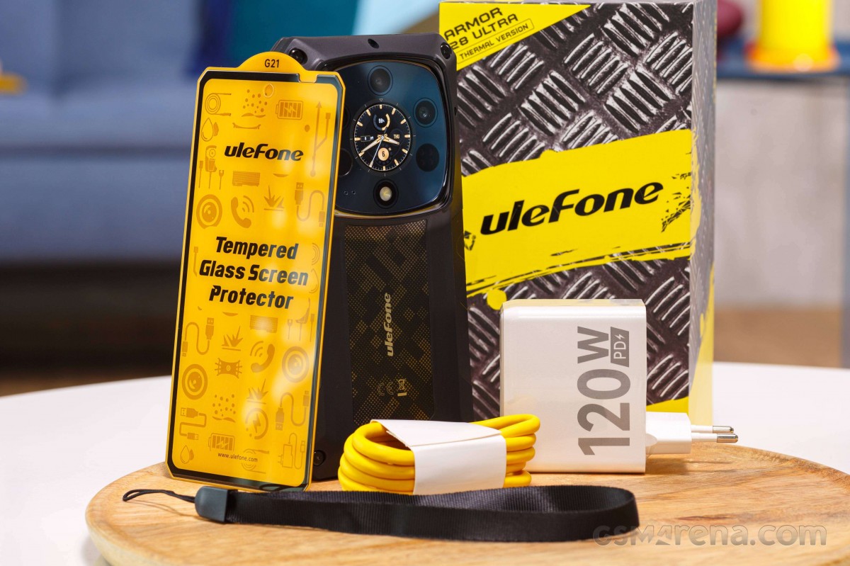 Cover Per Ulefone Armor 28 Ultra Thermal: Custodia In Silicone Morbido Con Supporto Anello Rotante 360° - 3