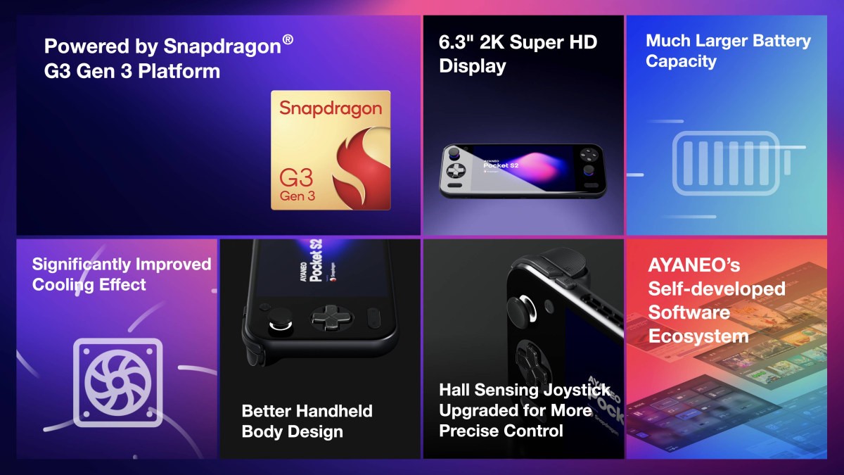 AYANEO's Gaming Pad and Pocket S2 are the first Snapdragon G3 Gen 3 powered devices