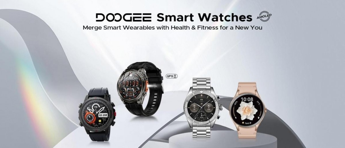 Doogee expands the product portfolio with two tablets and three smartwatches