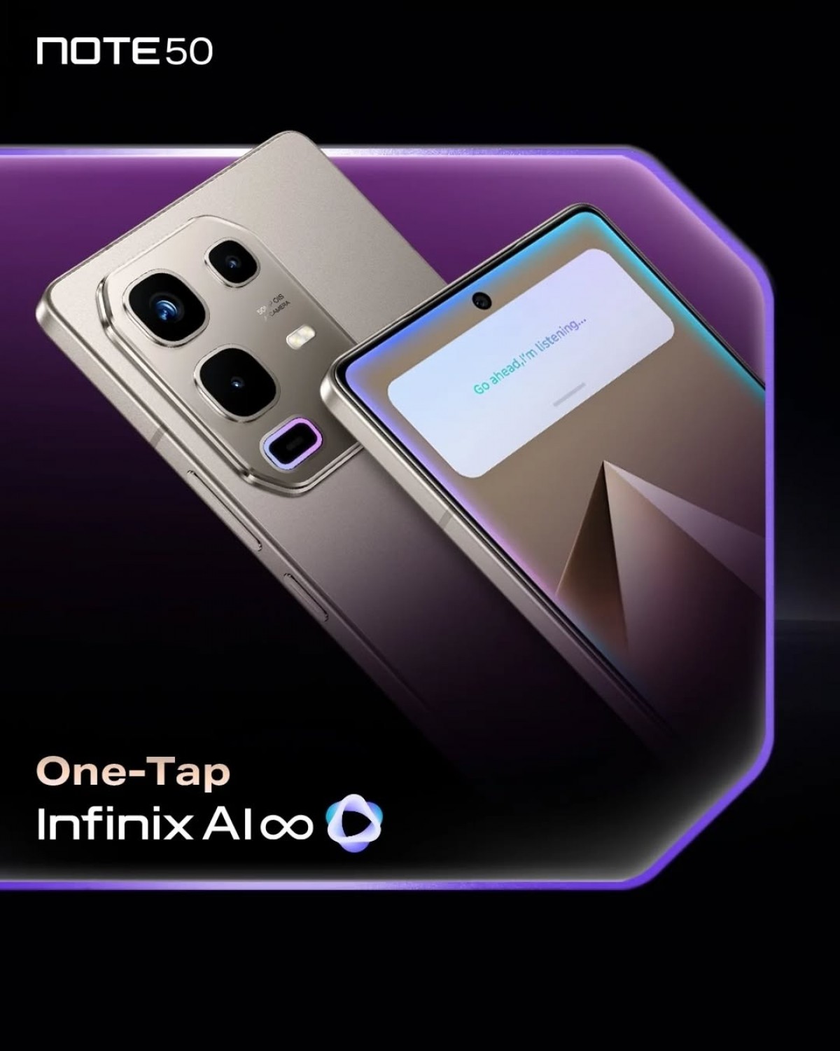 Infinix noted 50 Pro Site with larger batteries